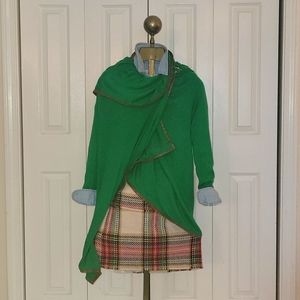 Womens Ralph Lauren Sport Wrap/Cape Cardigan